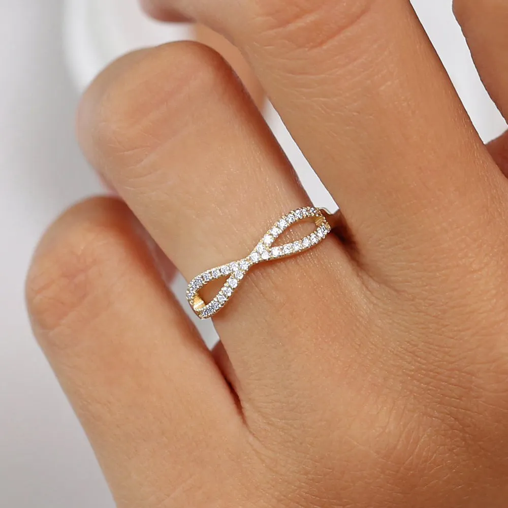 14K Gold Eternity Diamond Wedding Band