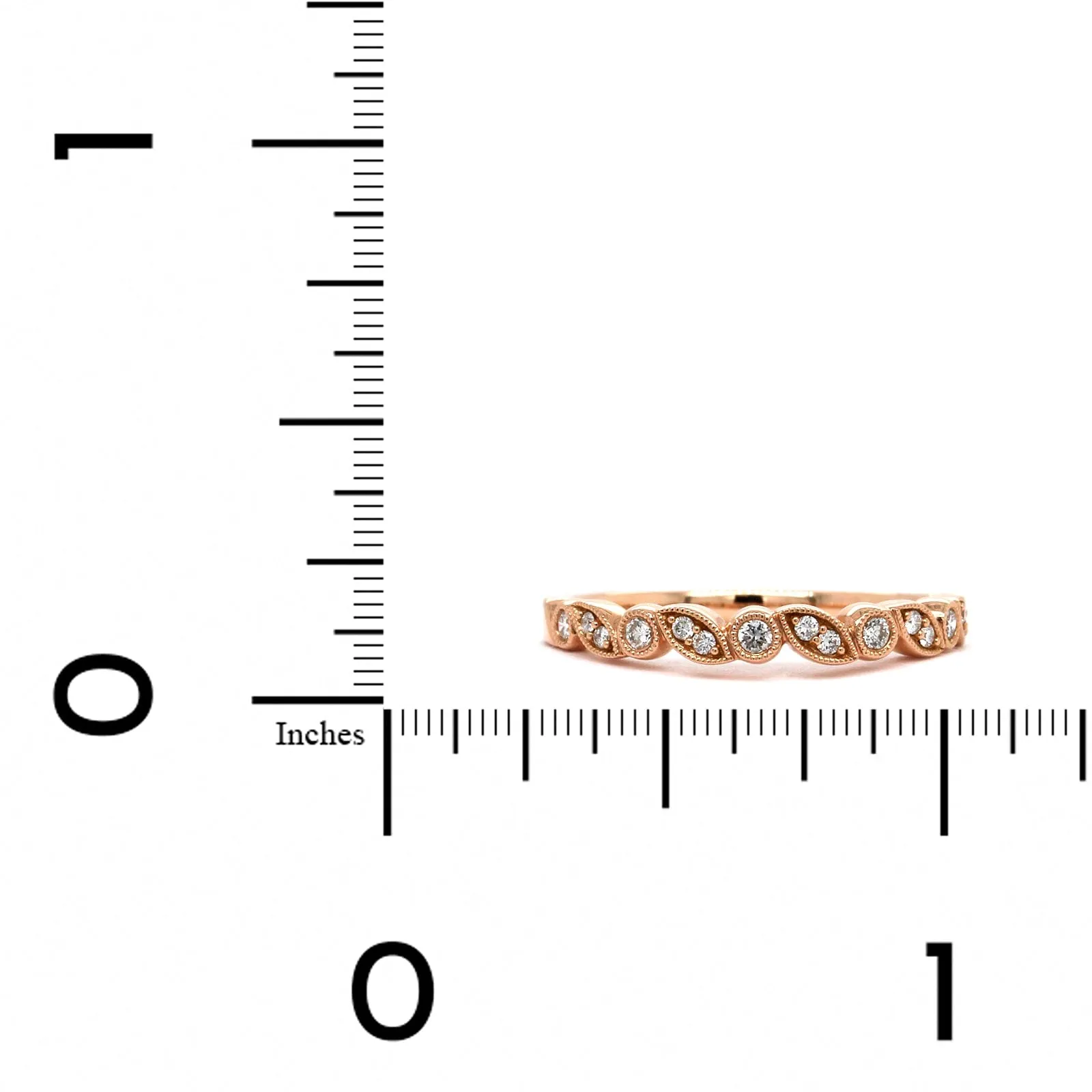 14K Rose Gold Stackable Band