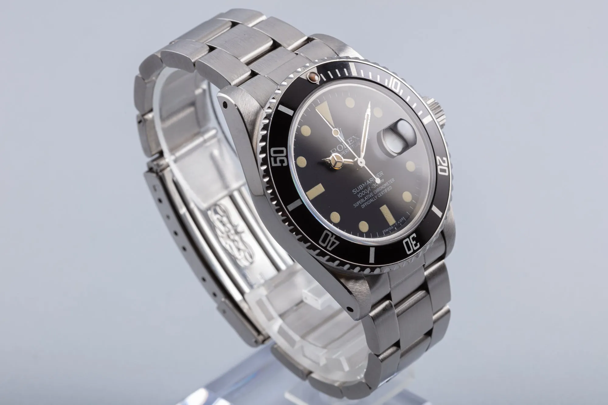 1983 Rolex 16800 Submariner Creamy Lume & Hands