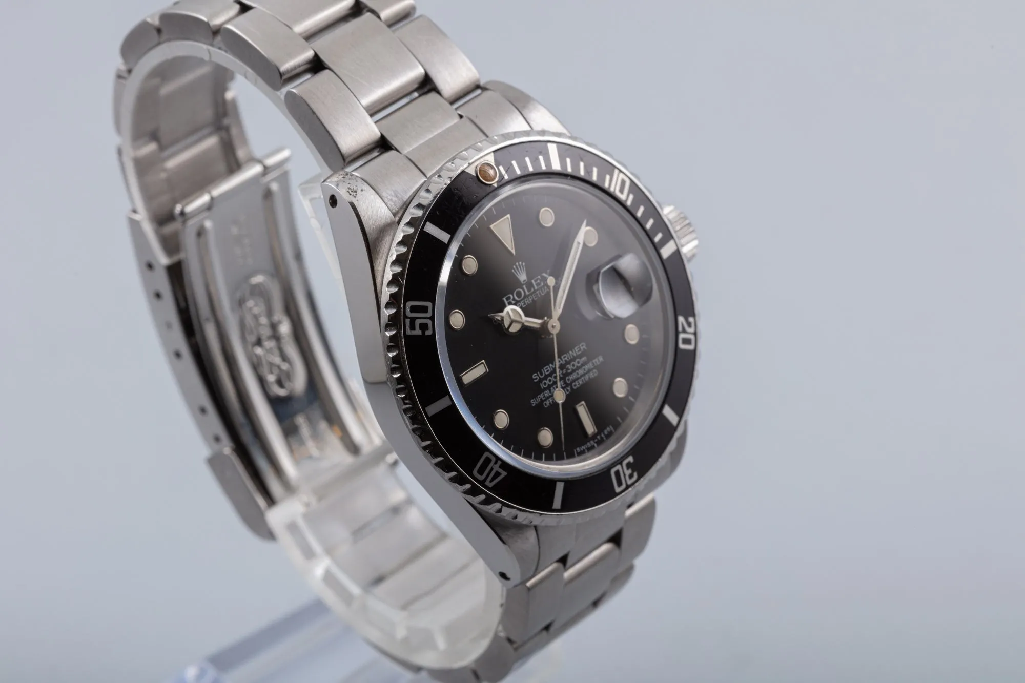 1991 Rolex Submariner 16610 Tritium Lume