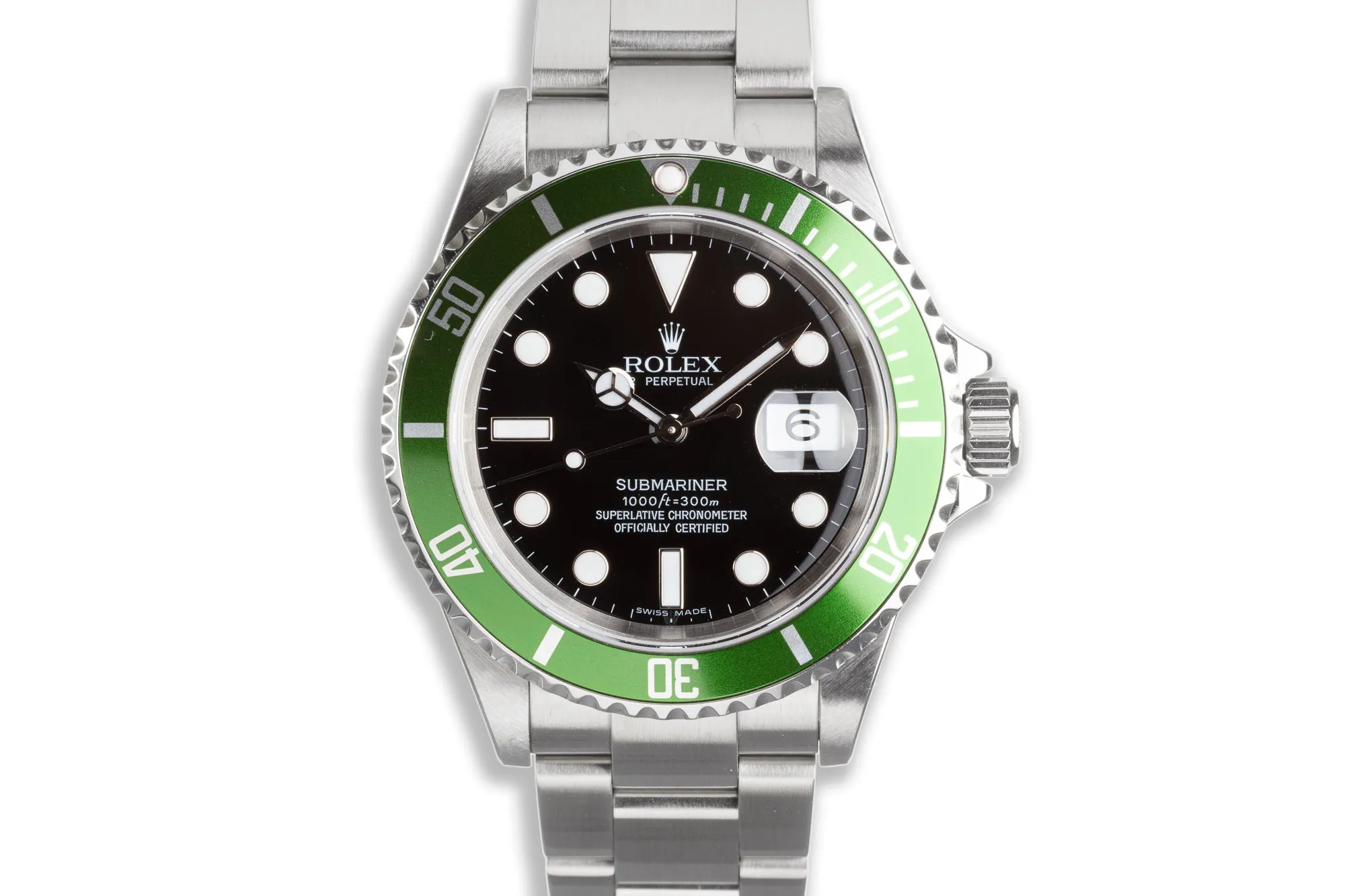 2006 Rolex Green Anniversary Submariner 16610LV