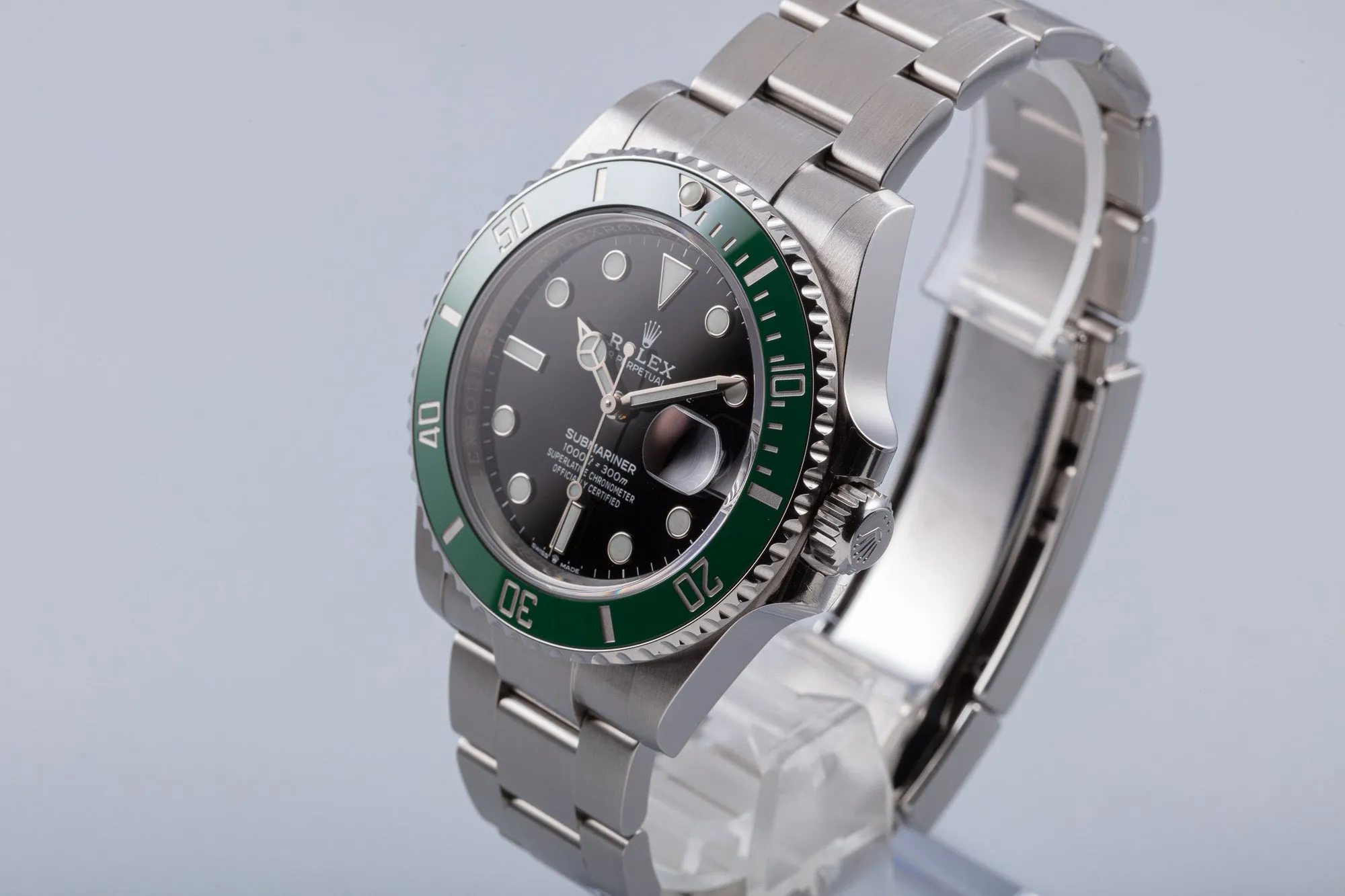 2021 Rolex Green 41mm Submariner 126610LV with Box & Card