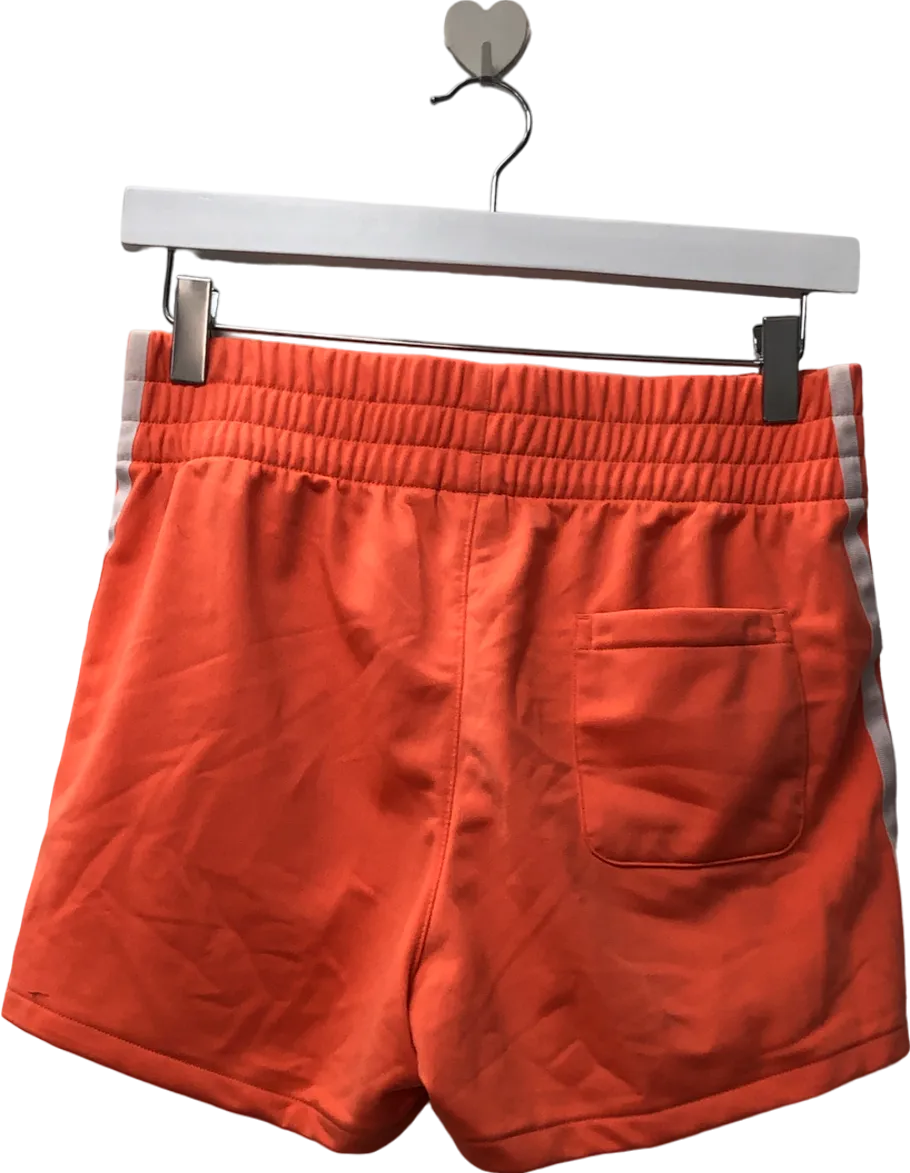 adidas Orange Three Stripe Coral Shorts UK L