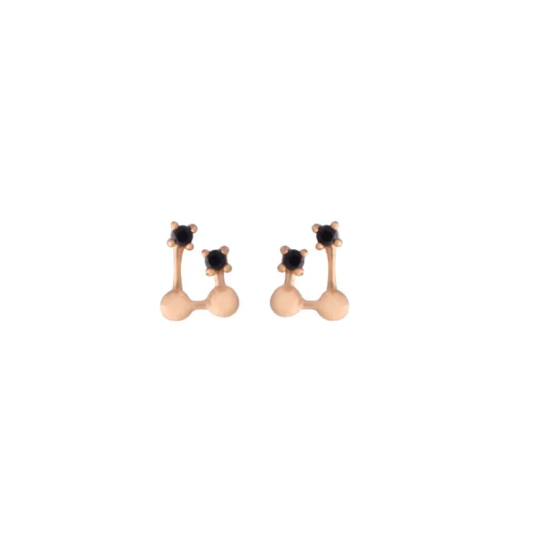 Alphie Studs - Gold & Silver