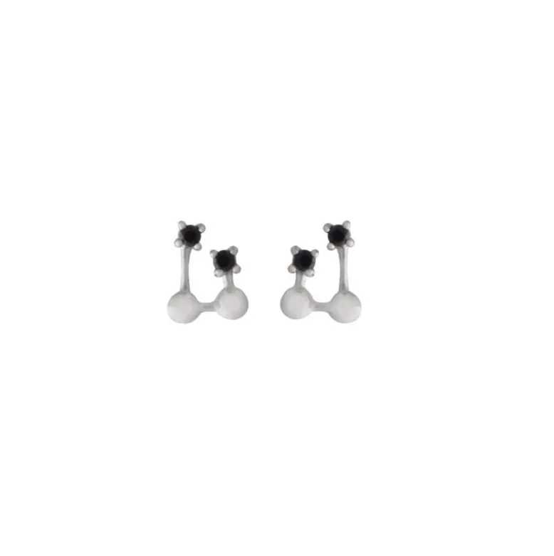 Alphie Studs - Gold & Silver