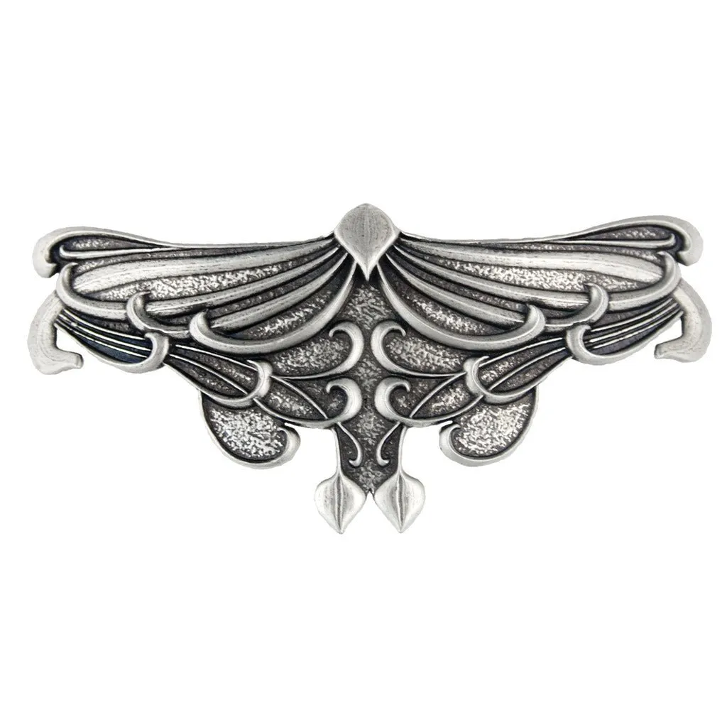 Art Nouveau Leaf Barrette