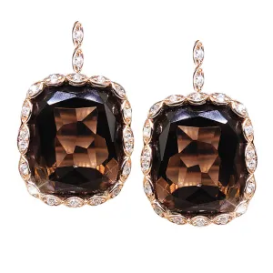 Athena Smokey Quartz Earrings