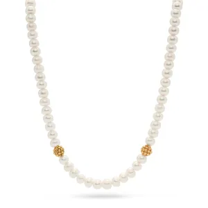 Berry Single Strand Necklace, 16" 2'' - Pearl