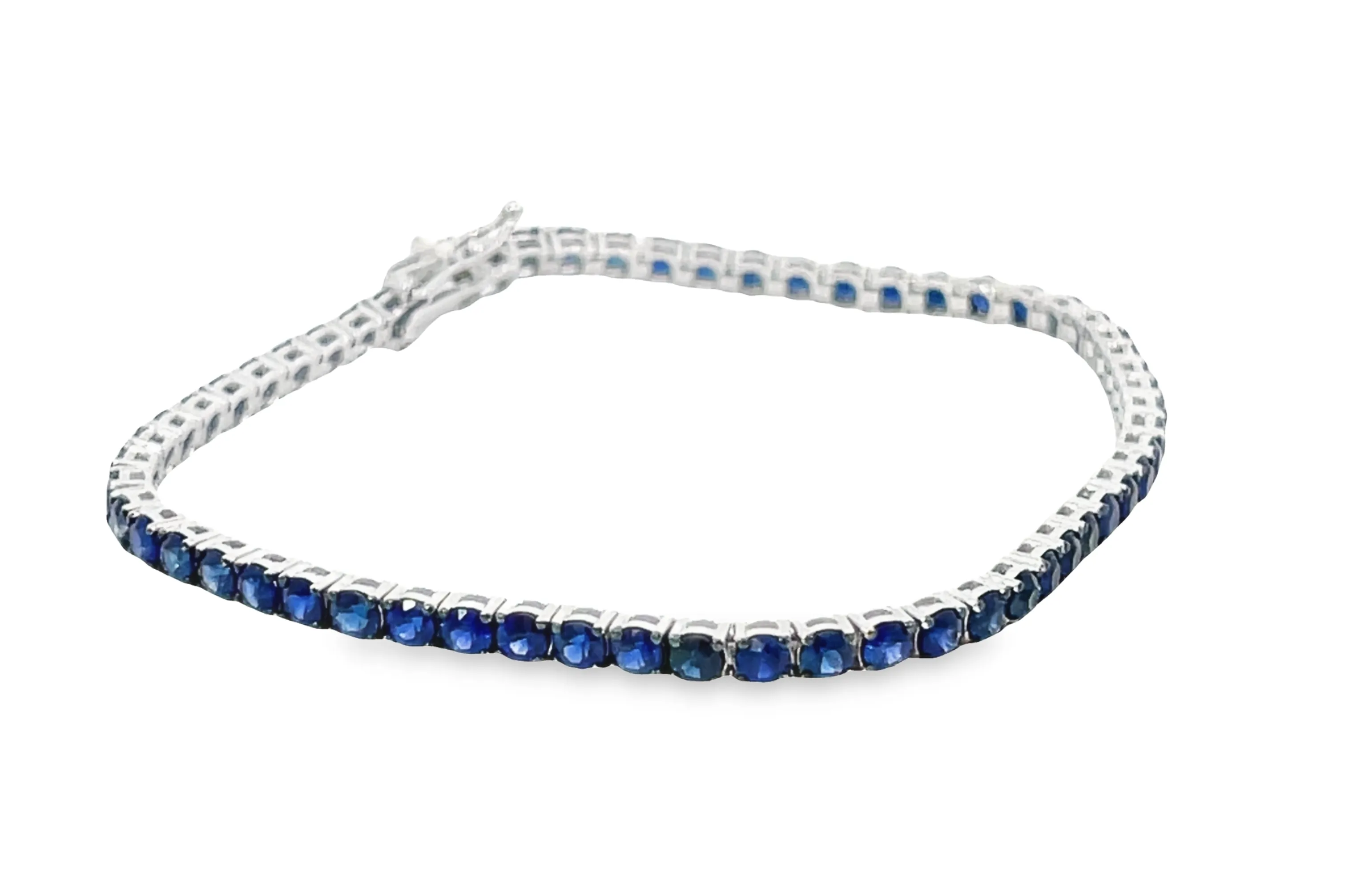 Blue Sapphire Tennis Bracelet