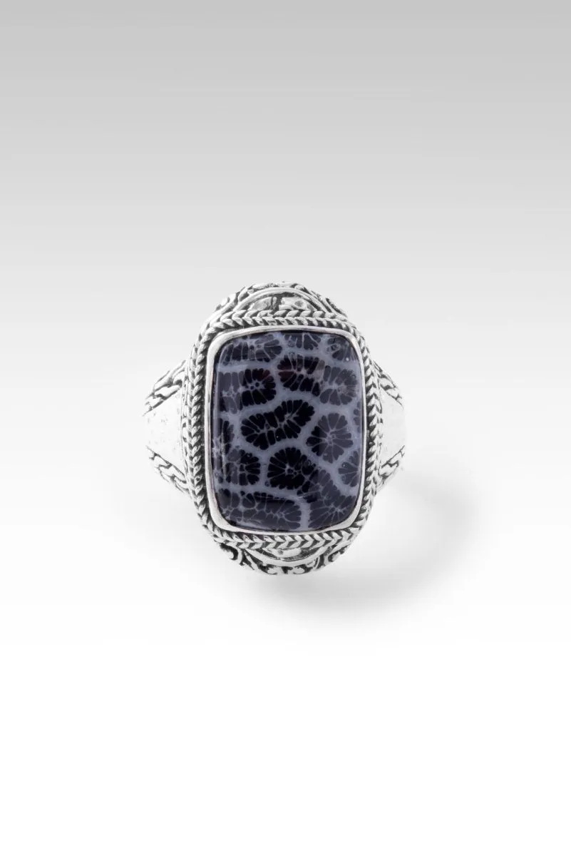 Boundless Love Ring™ in Black Indonesian Coral