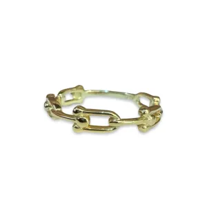 Buckle Chain Link Ring