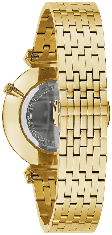 Bulova Regatta Gold Tone Men Watch 97A153