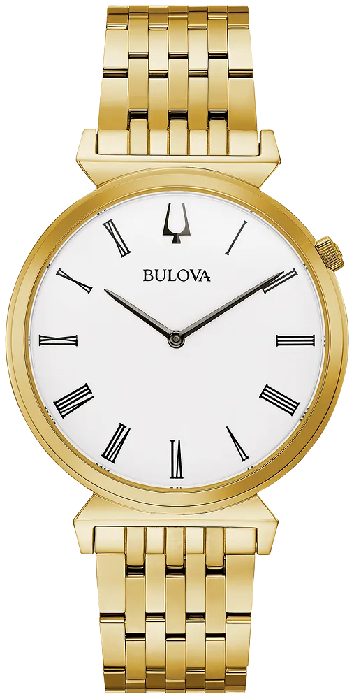 Bulova Regatta Gold Tone Men Watch 97A153