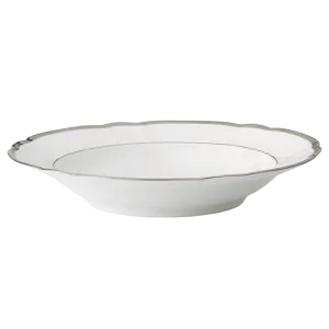 Colette - Platinum Rim Soup Plate