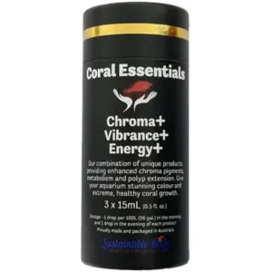 Coral Essentials Chroma  Vibrance  Energy  3 Pack 15mL Each