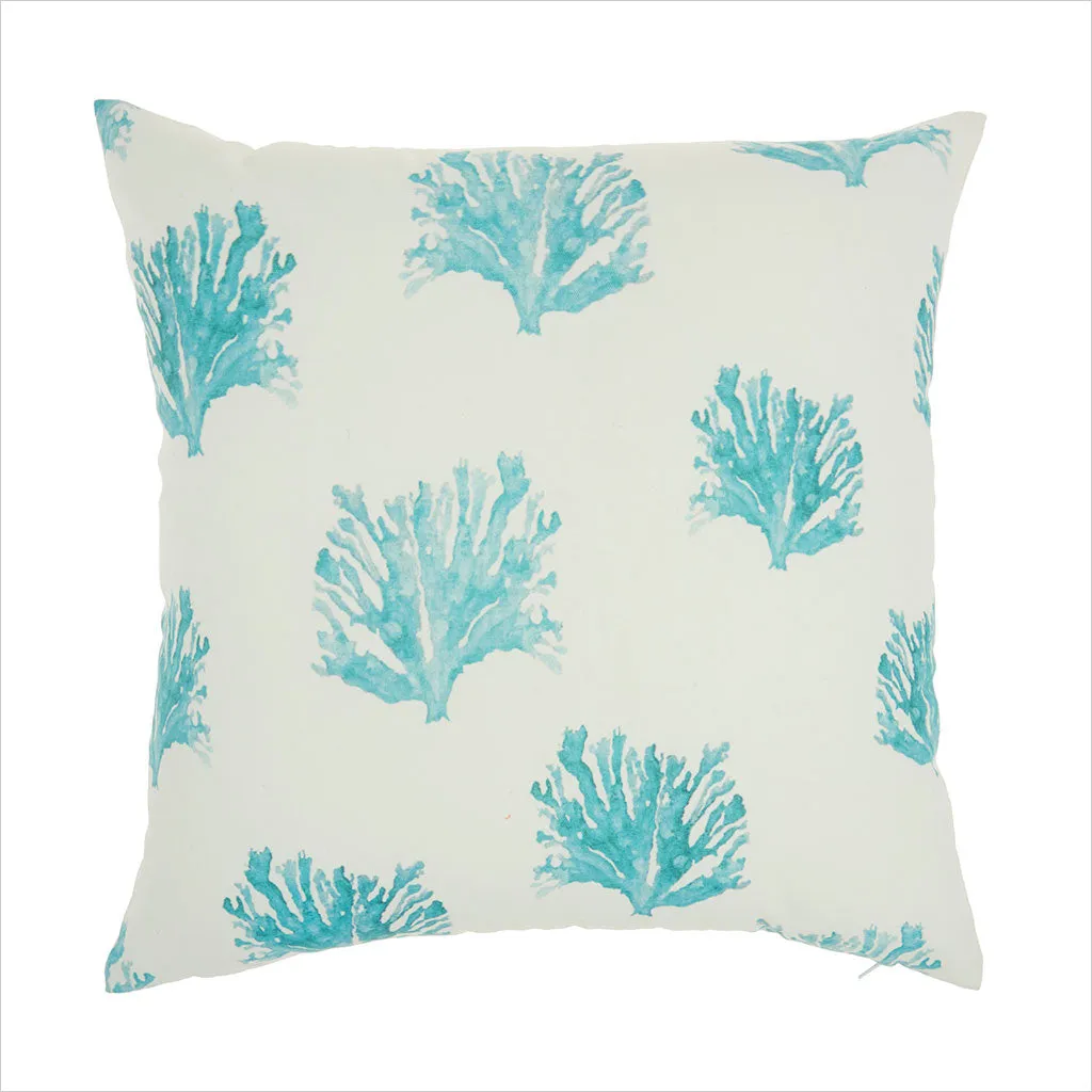 Coral Pillow - Turquoise