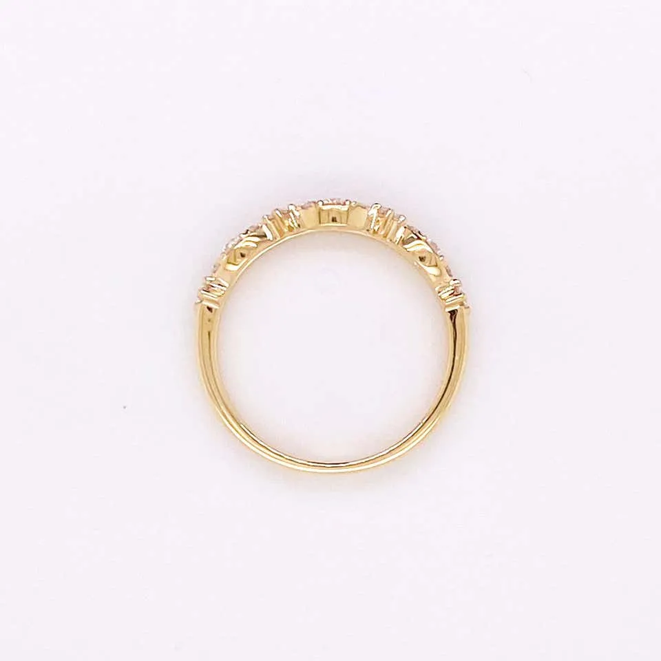 Diamond Duet Stackable Ring