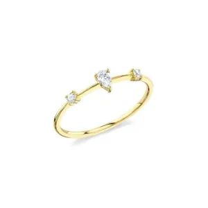 Diamond Pear Ring