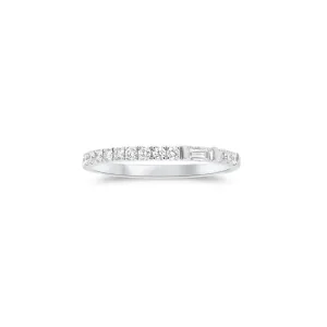 Diamond Slim Stackable Ring