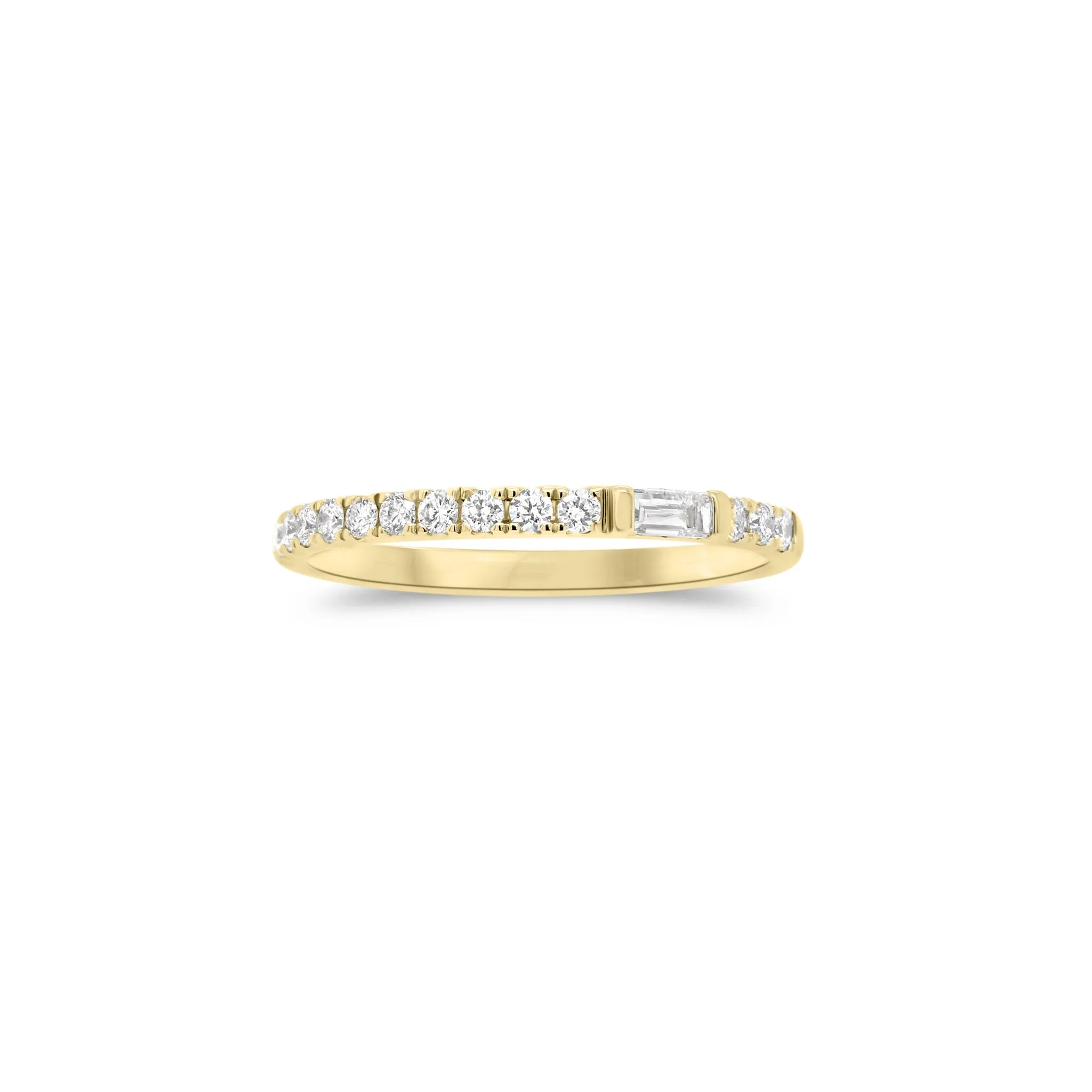 Diamond Slim Stackable Ring