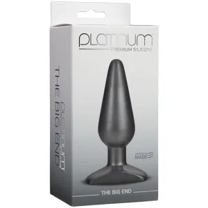 Doc Johnson Platinum Premium Silicone The Big End Charcoal