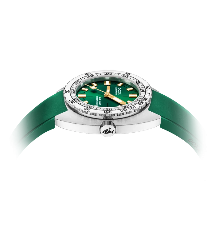 DOXA Sub 200T Sea Emerald Sunray Rubber - 804.10.131S.10