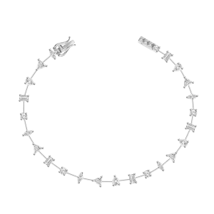 Emily Multishape Diamond Tennis Bracelet