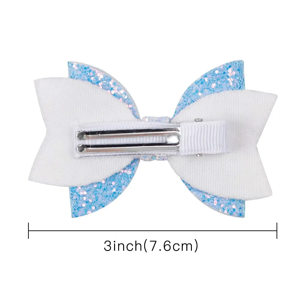 Eyelashes Big Bow Hair Clip/Barrette - ONLY 5 LEFT !!!