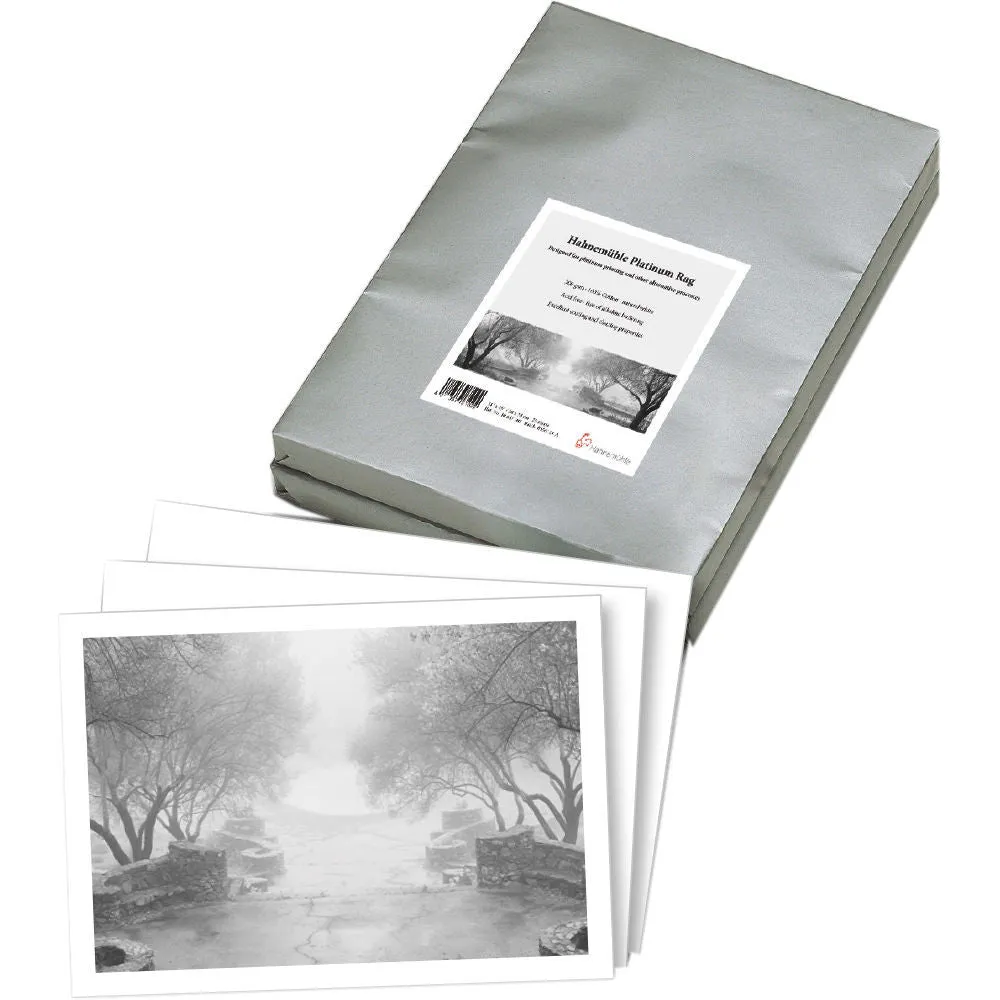 Hahnemuhle - Platinum Rag 300 gsm, 8x10, 25 sheets