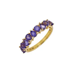 Half Drop Ring (Iolite)