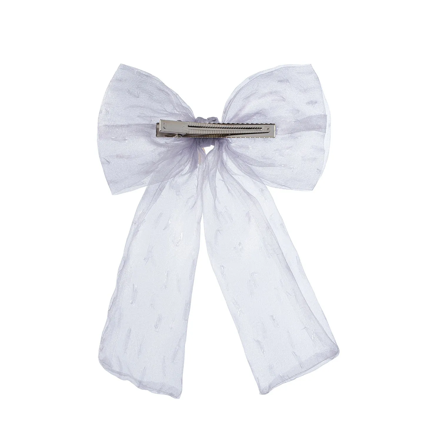 Halo Luxe Emma Organza Long Tail Clip - Lavender