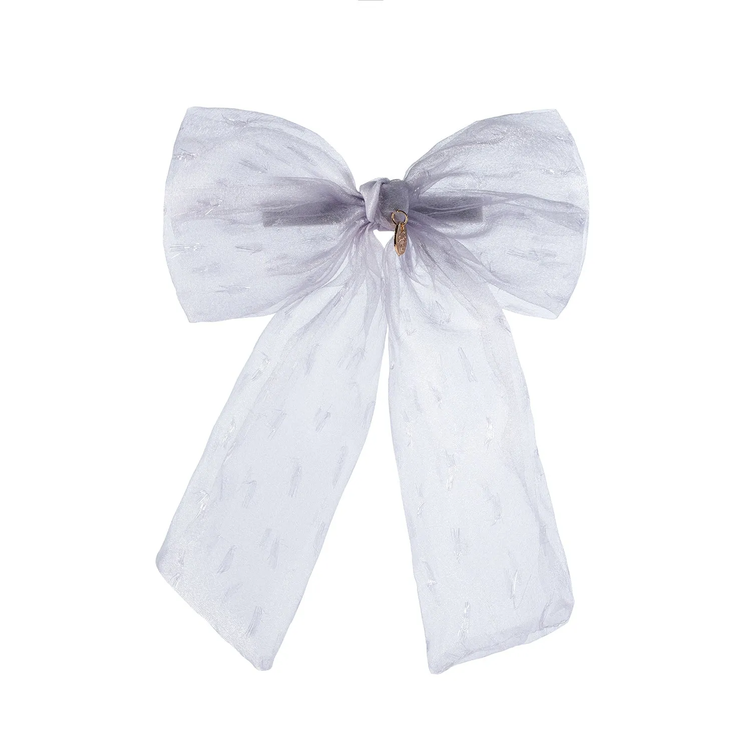 Halo Luxe Emma Organza Long Tail Clip - Lavender