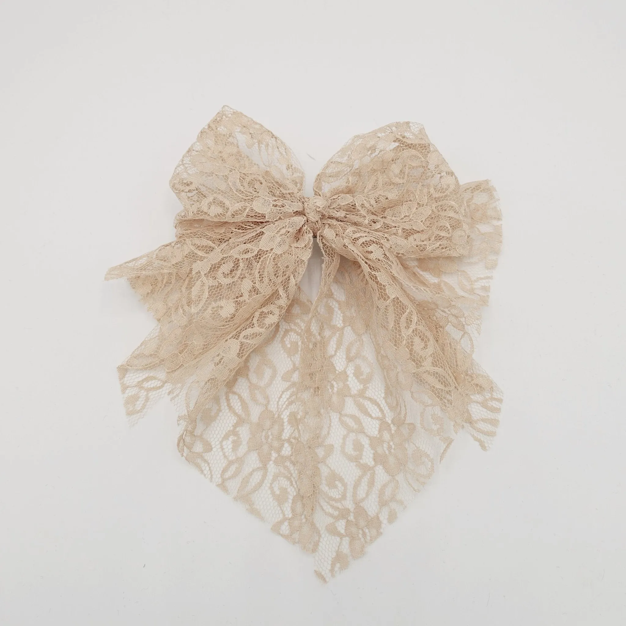 lace hair bow feminine styles hair accessory for woman