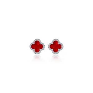 Lafonn Classic Red Agate Earring E0609AGP00