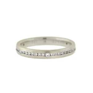 LEGACY Estate 18kt Inlaid Diamond Eternity Band