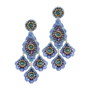 MIGUEL ASES  JODI BLUE QUARTZ EARRINGS