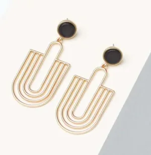 Navy Reign Earring