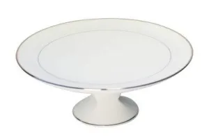 Orsay Platinum Footed Cake Platter