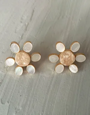 Oval Petal Earrings