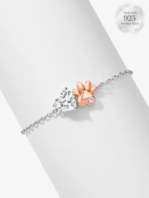 Paw Heart Bracelet