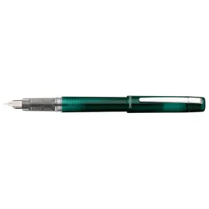 Platinum Prefounte Fountain Pen, Dark Emerald, Fine Nib