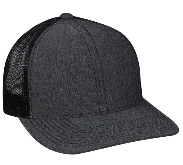 Platinum Series Chambray Mesh Back Hat