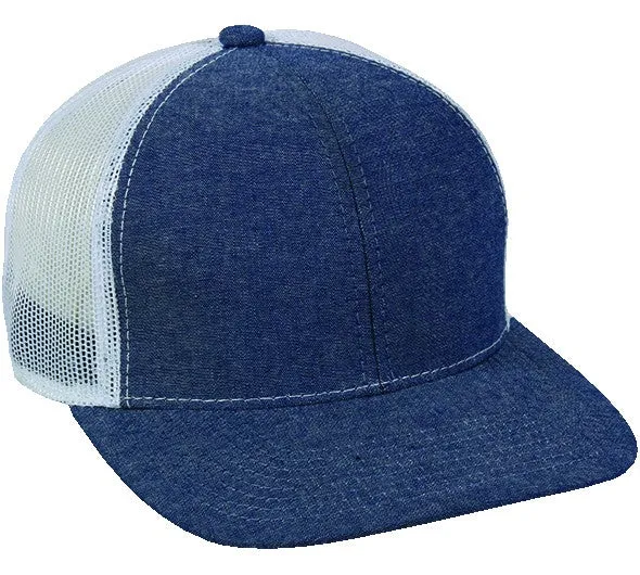 Platinum Series Chambray Mesh Back Hat