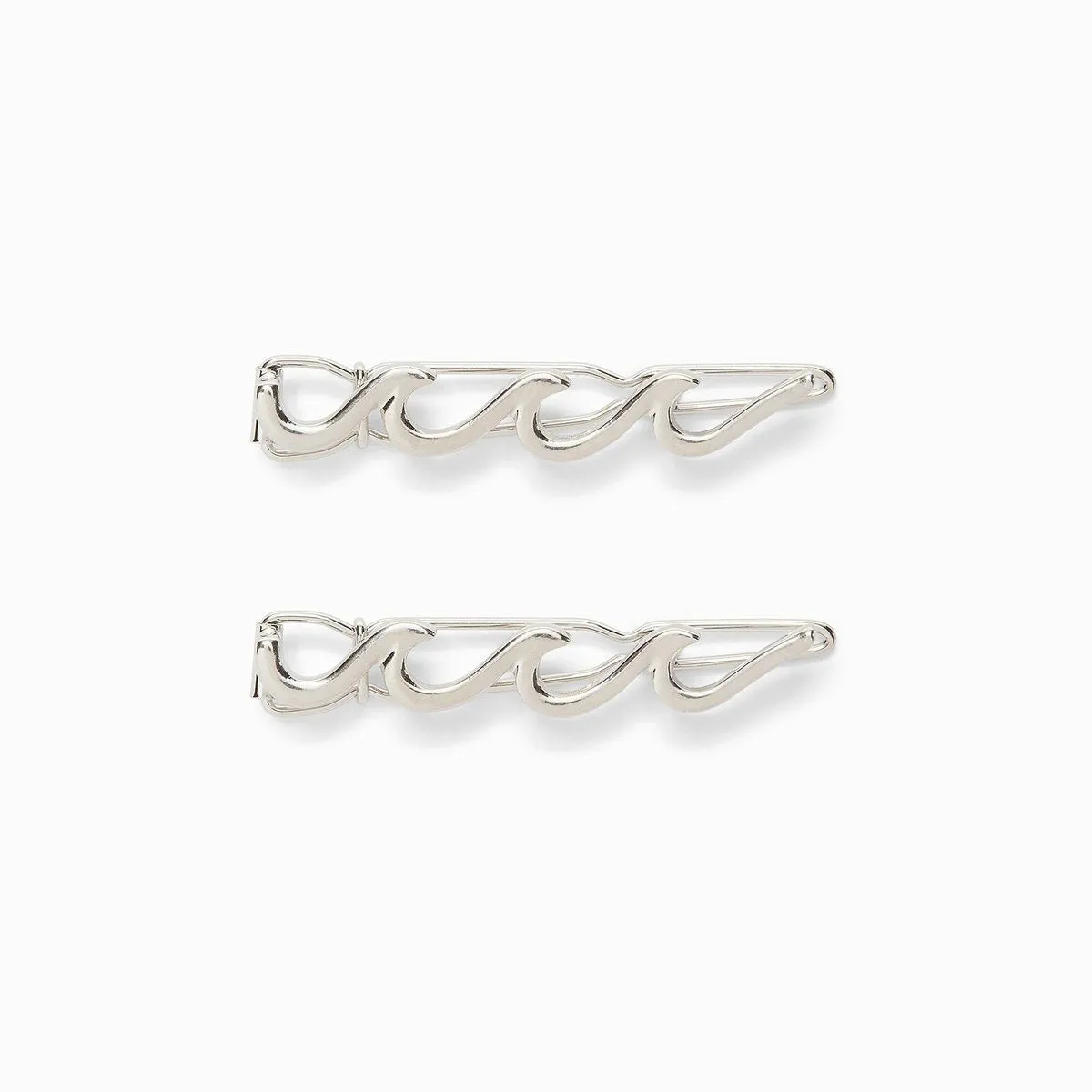 PURA VIDA WAVE HAIR BARRETTES (SET OF 2)