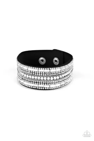 Rebel Radiance - Black Bracelet - Paparazzi Accessories