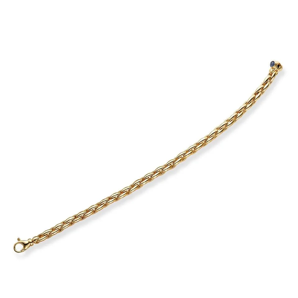 Sapphire Gold Bracelet