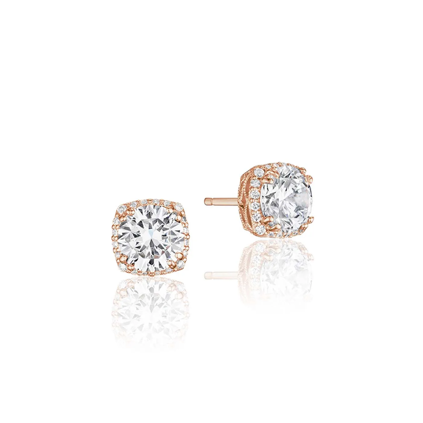 Tacori Dantela Bloom Stud Earrings FE64365PK