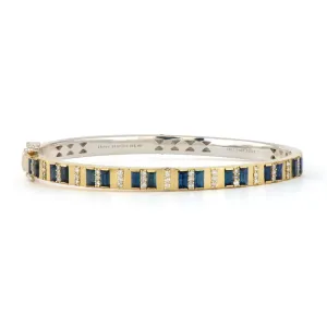 Three Stories Sapphire Column Bangle