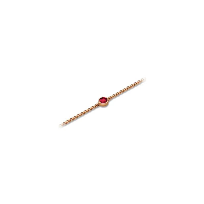 【TO ME, FROM ME】Garnet Bracelet 18K Gold Jan. Birthstone