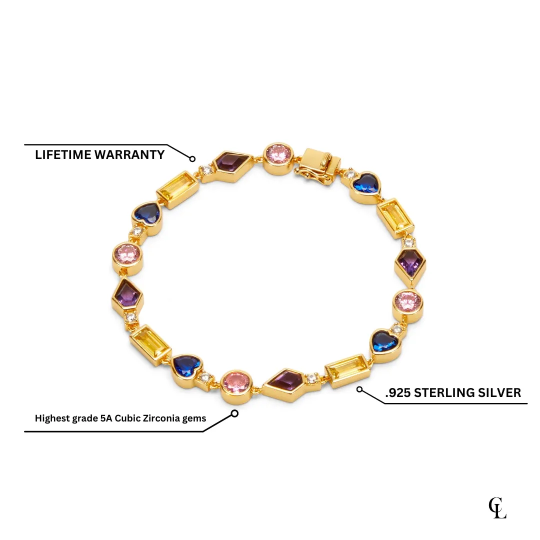 Uncut Gems Bracelet - Gold